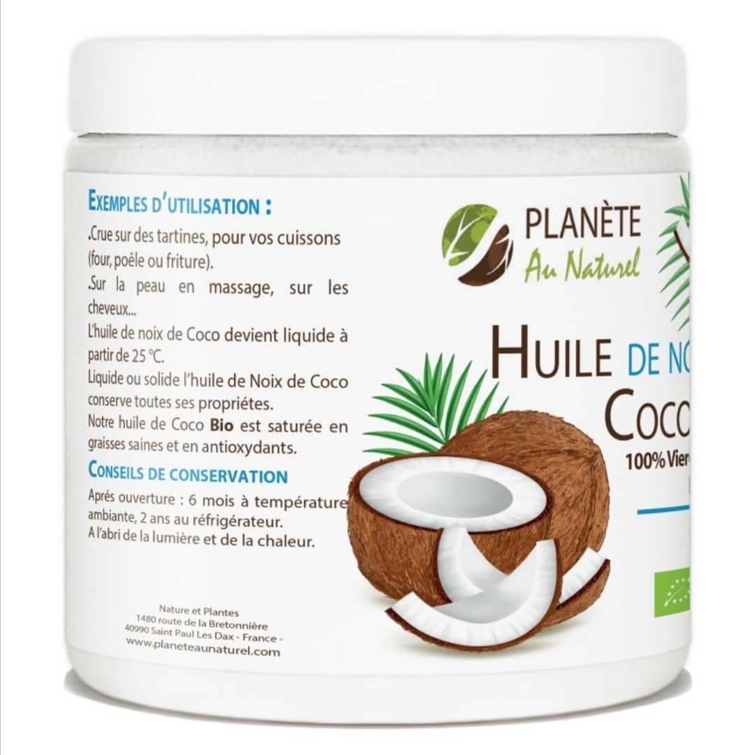 Huile de Noix de Coco Bio 500ml
