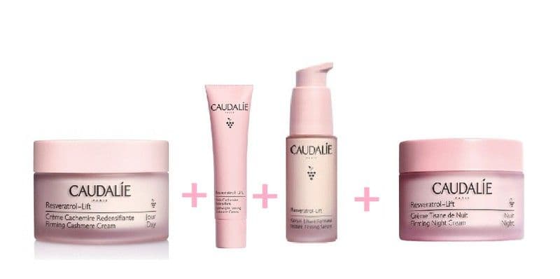 Caudalie Resveratrol-Lift — Routine Anti-Rides & Fermeté 4 soins