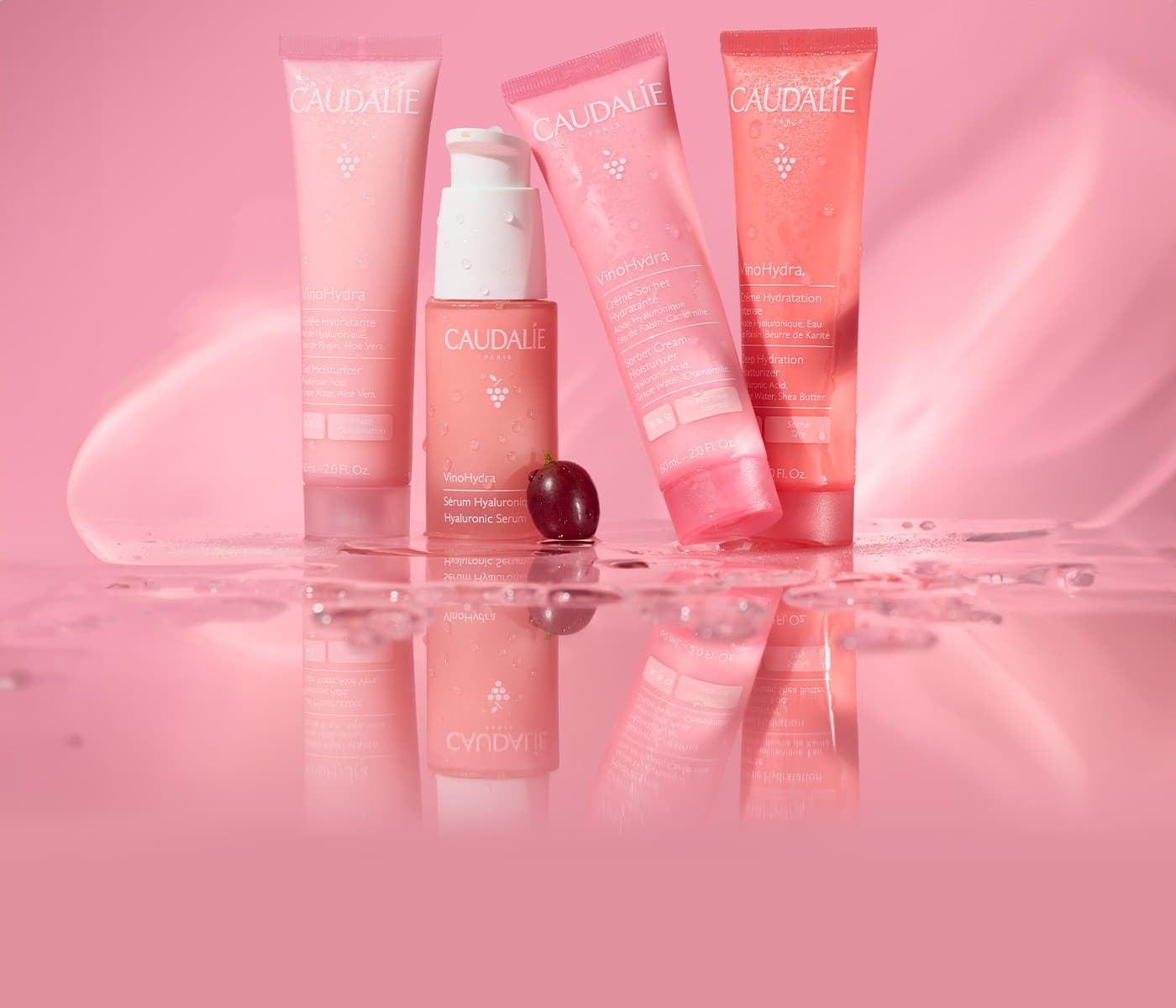 Caudalie VinoHydra — Routine Hydratation Intense 4 soins