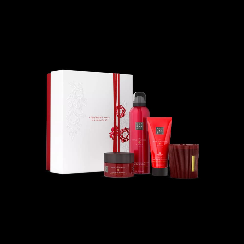The Ritual of Ayurveda — Coffret 4 Bestsellers édition rouge